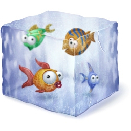 Подарок ВК Ледяной аквариум