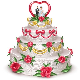 Подарок ВК Свадебный торт