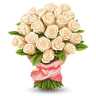 Подарок ВК Бежевые цветы