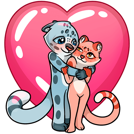 VK Sticker Feline Tenderness #1