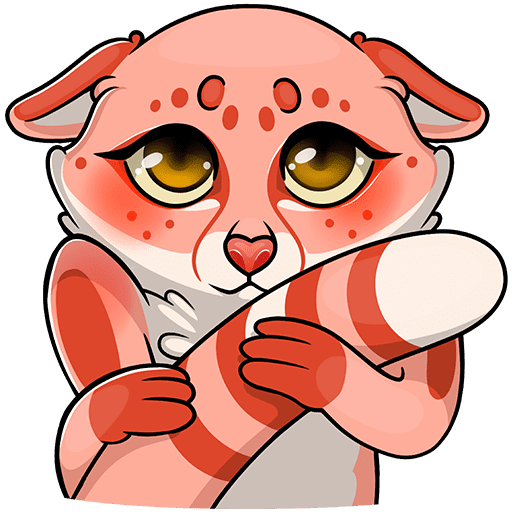 VK Sticker Feline Tenderness #13