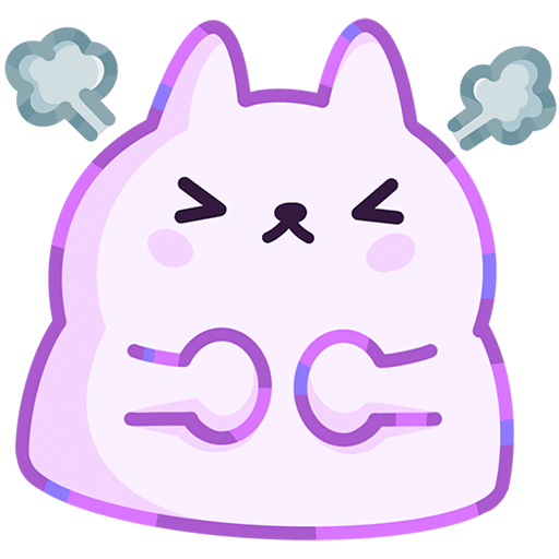VK Sticker Boba Cat #21