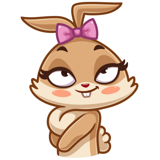 VK Sticker Bunny #12