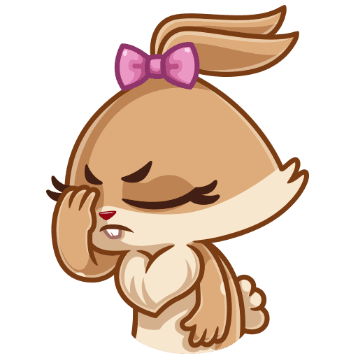 VK Sticker Bunny #23