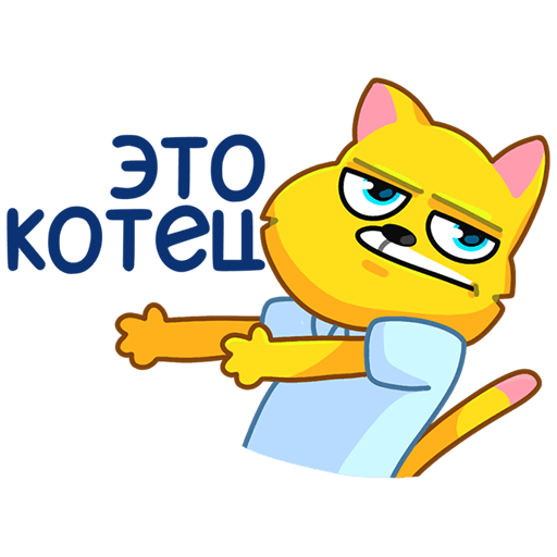 VK Sticker Cool Cat #33