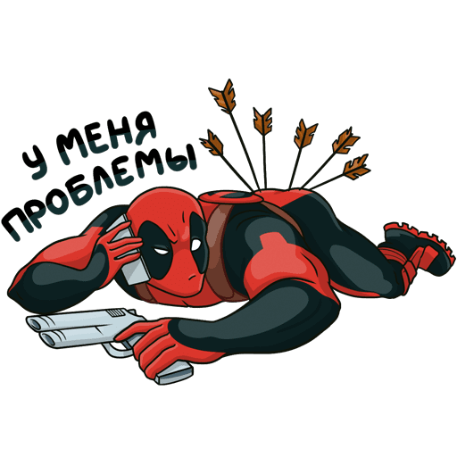 VK Sticker Deadpool #19