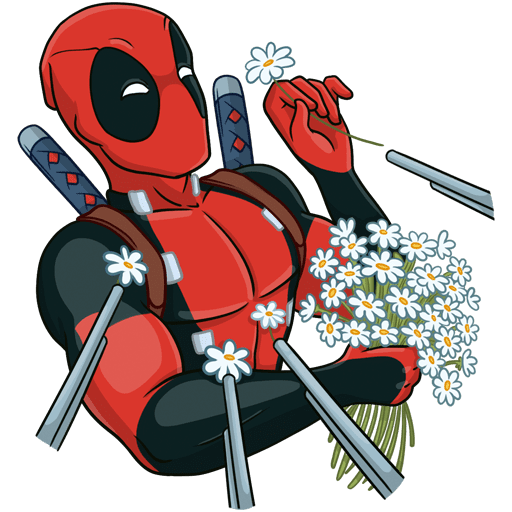 VK Sticker Deadpool #32