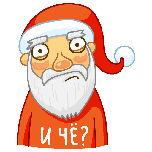 VK Sticker Ded Moroz #19