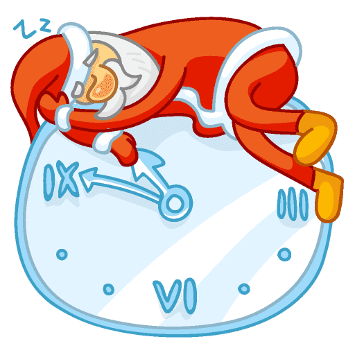 Стикер ВК Дед Мороз #31