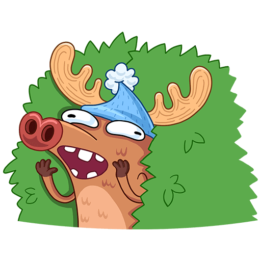 VK Sticker Deer #12