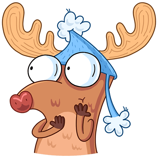 VK Sticker Deer #25