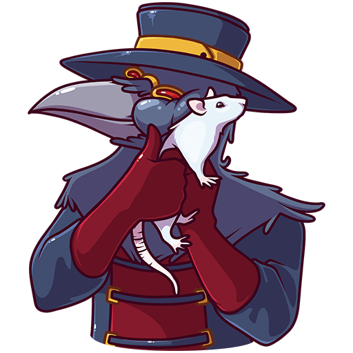 VK Sticker Doctor Crow #49