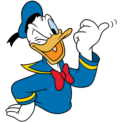 VK Sticker Donald Duck #2