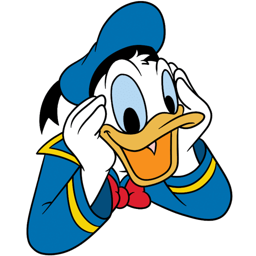 VK Sticker Donald Duck #3