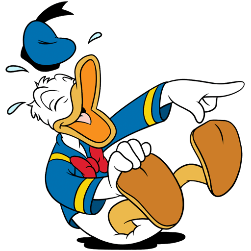 VK Sticker Donald Duck #4