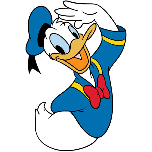 VK Sticker Donald Duck #5