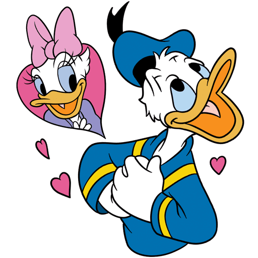VK Sticker Donald Duck #6