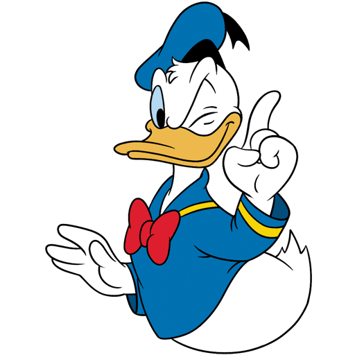 VK Sticker Donald Duck #8