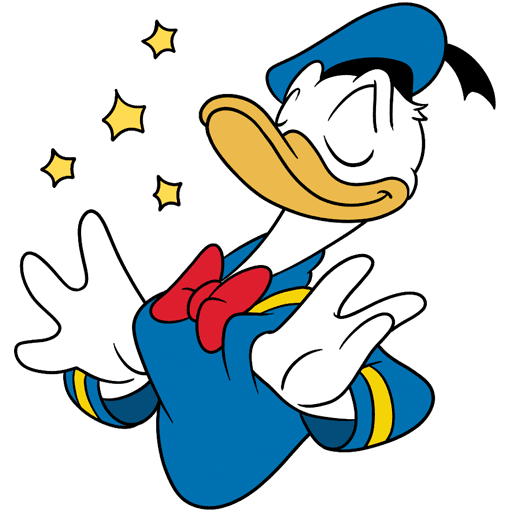 VK Sticker Donald Duck #9