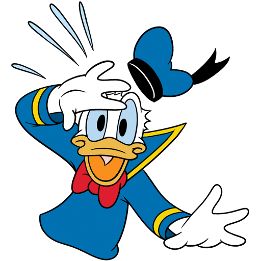 VK Sticker Donald Duck #11