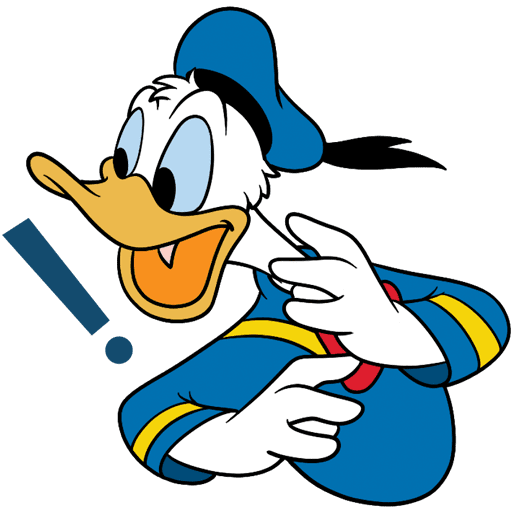 VK Sticker Donald Duck #12