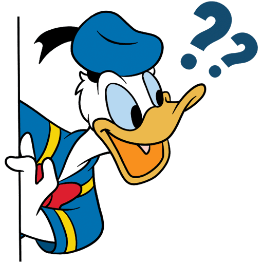VK Sticker Donald Duck #14