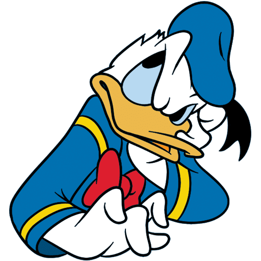 VK Sticker Donald Duck #18