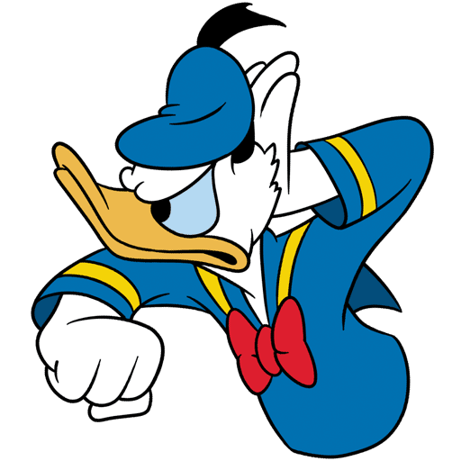 VK Sticker Donald Duck #19