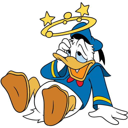 VK Sticker Donald Duck #25