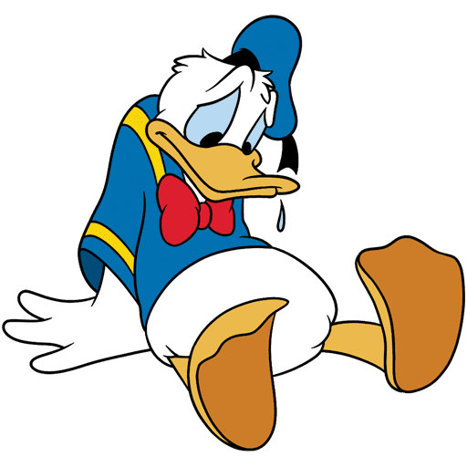 VK Sticker Donald Duck #27