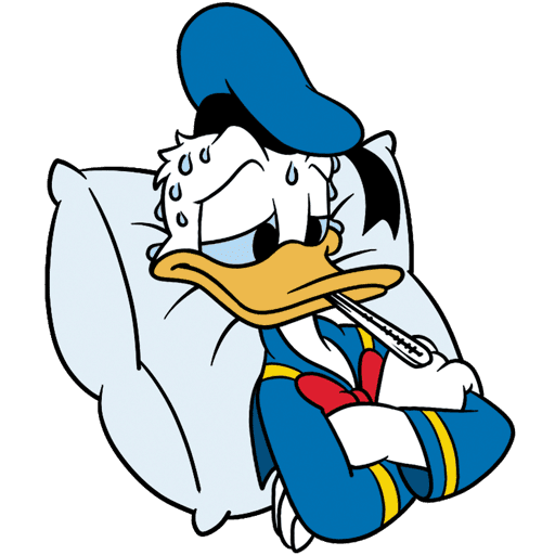 VK Sticker Donald Duck #28