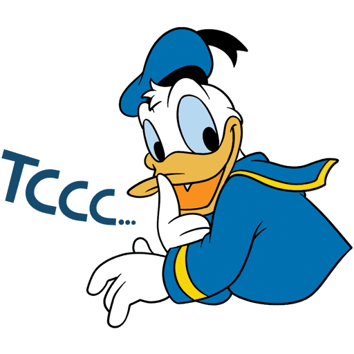 VK Sticker Donald Duck #29