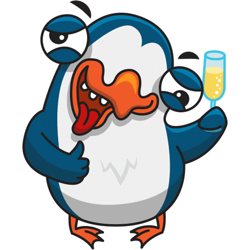 Стикер ВК Пингвин Изи #31