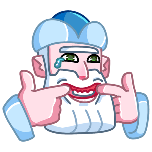 VK Sticker Father Frost and Santa #2