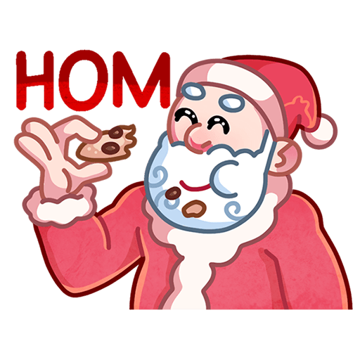 VK Sticker Father Frost and Santa #5