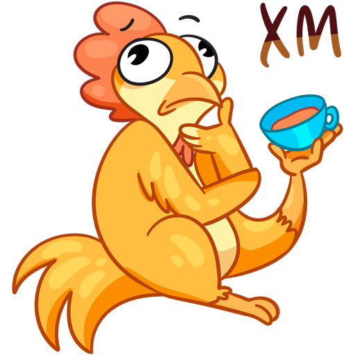 VK Sticker Flapjack and Chick #23