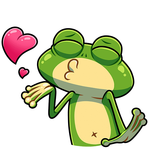 VK Sticker Froggy #10