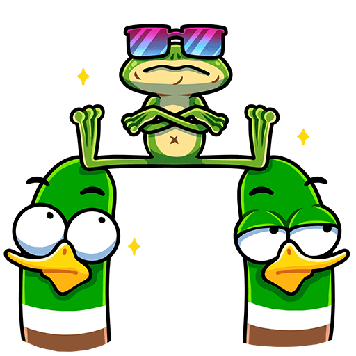 VK Sticker Froggy #15