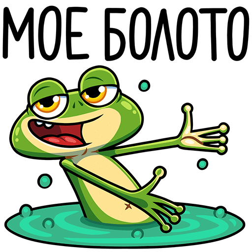 VK Sticker Froggy #19