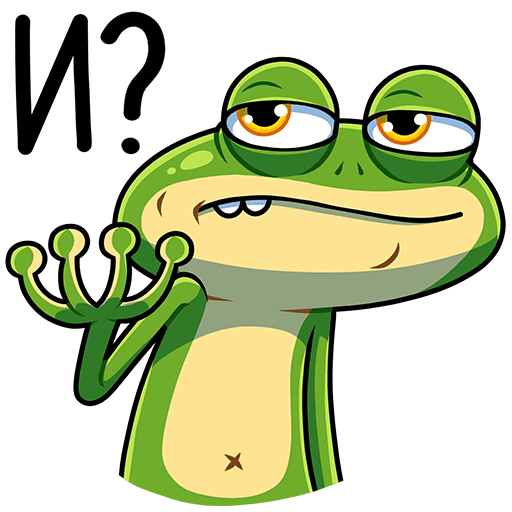 VK Sticker Froggy #26