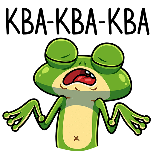 VK Sticker Froggy #32