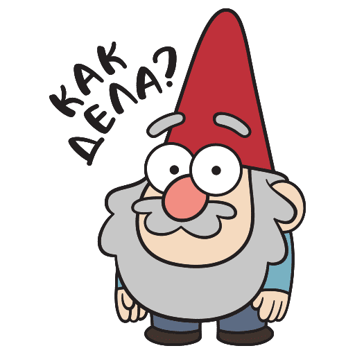 VK Sticker Gnomes from Gravity Falls #2