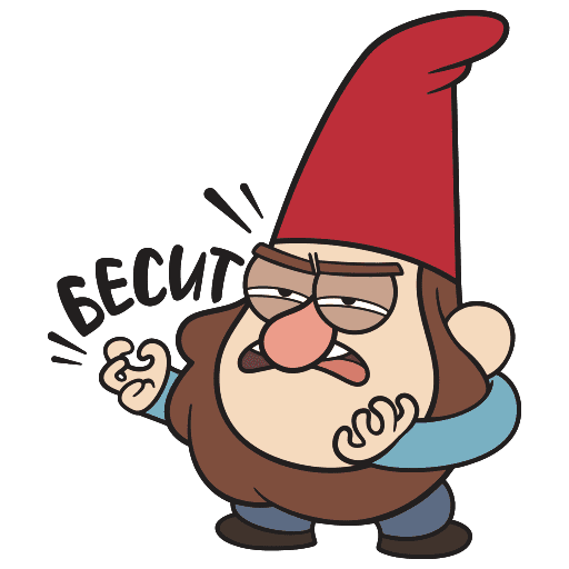 VK Sticker Gnomes from Gravity Falls #4