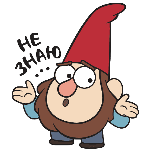 VK Sticker Gnomes from Gravity Falls #17
