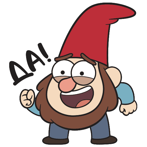 VK Sticker Gnomes from Gravity Falls #22