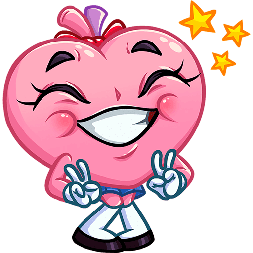 VK Sticker Heart-chan #1