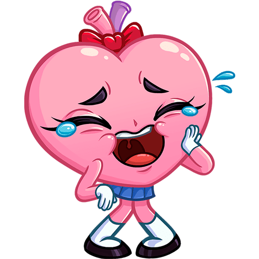VK Sticker Heart-chan #2