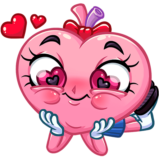 VK Sticker Heart-chan #11