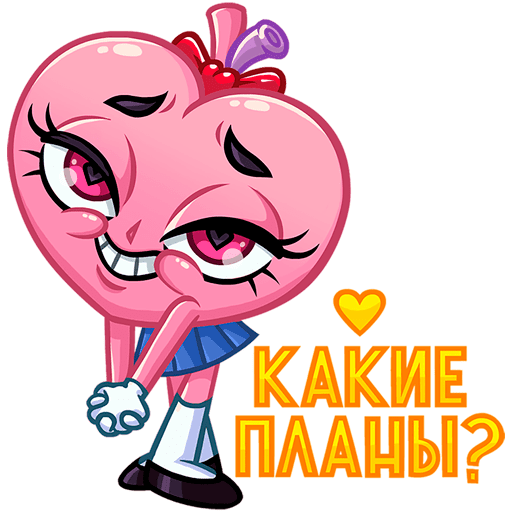 VK Sticker Heart-chan #13