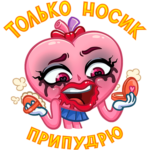 VK Sticker Heart-chan #16